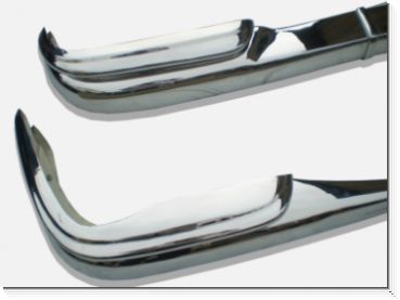 Stainless Steel Bumpers for Mercedes W111 sedan (Fintail)