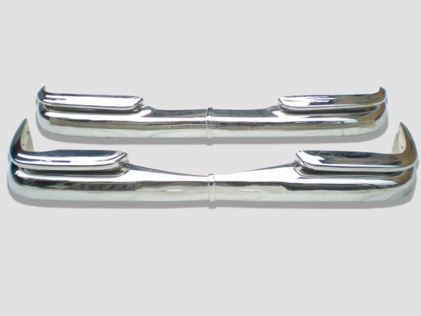 Stainless Steel Bumpers for Mercedes W111 sedan (Fintail)